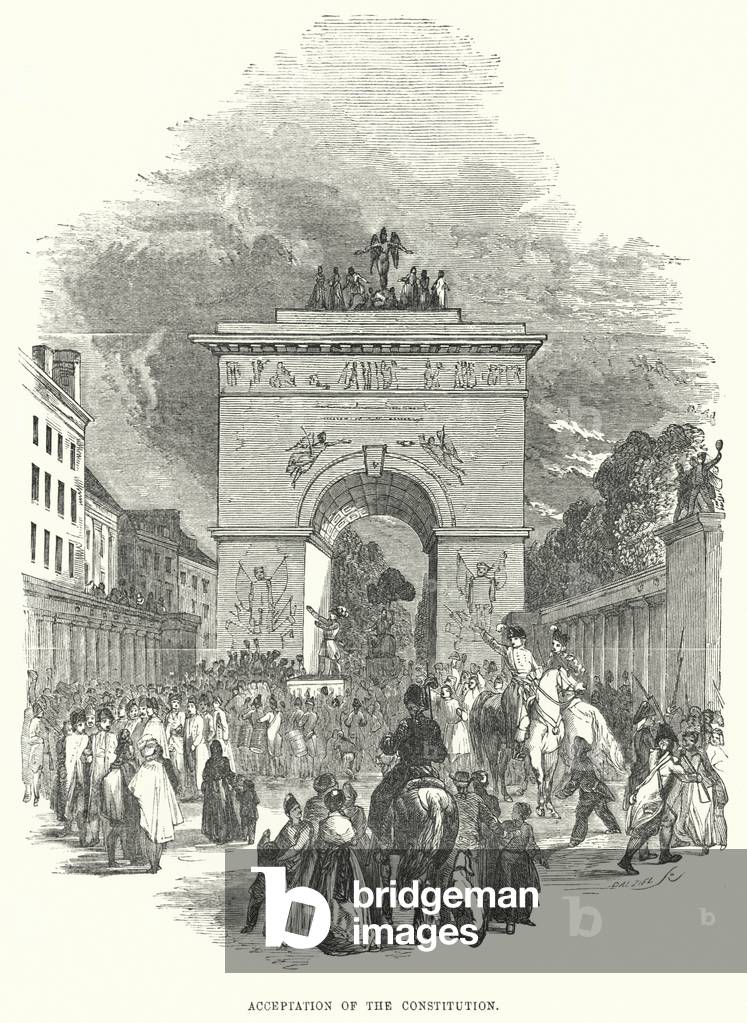 Acceptation of the Constitution (engraving)