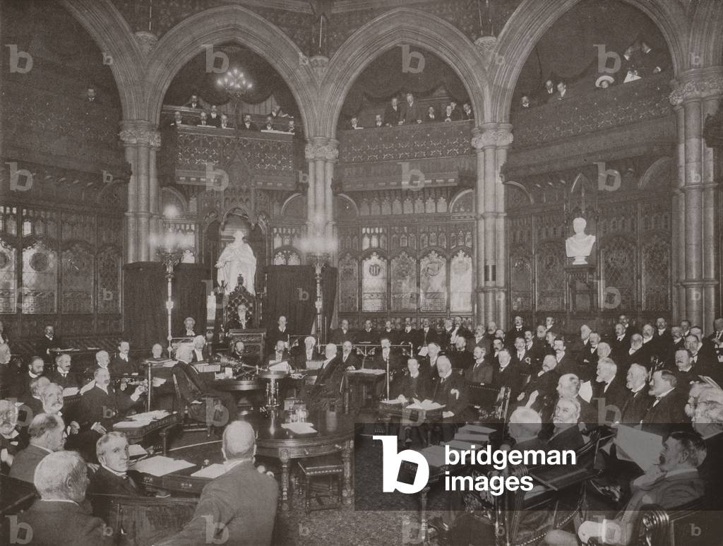 A Meeting of the Common Council (b/w photo)