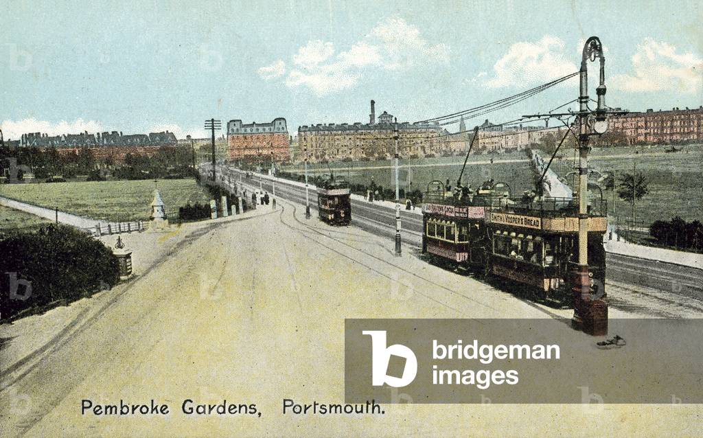 Pembroke Gardens, Portsmouth (colour photo)