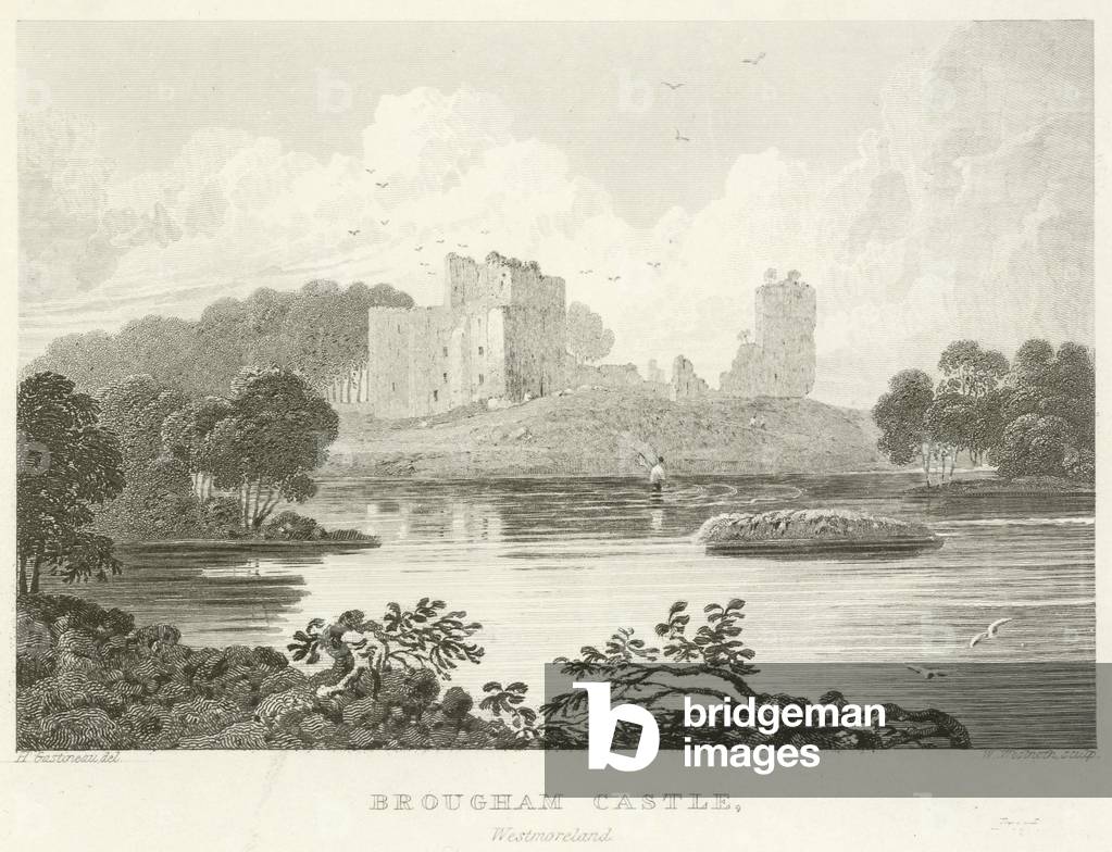 Brougham Castle, Westmoreland (engraving)
