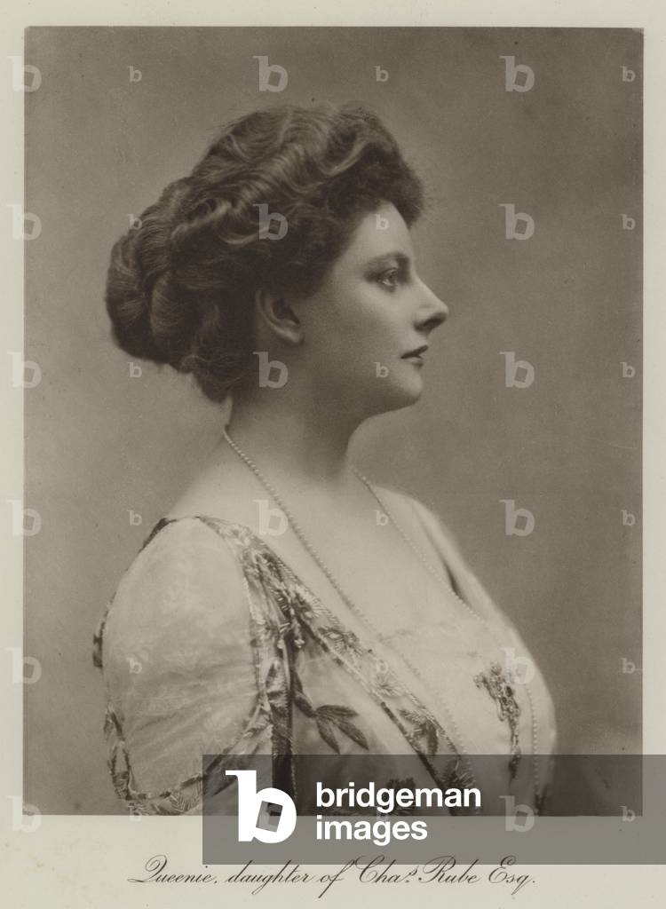 Queenie, daughter of Charles Rube, Esquire (b/w photo)