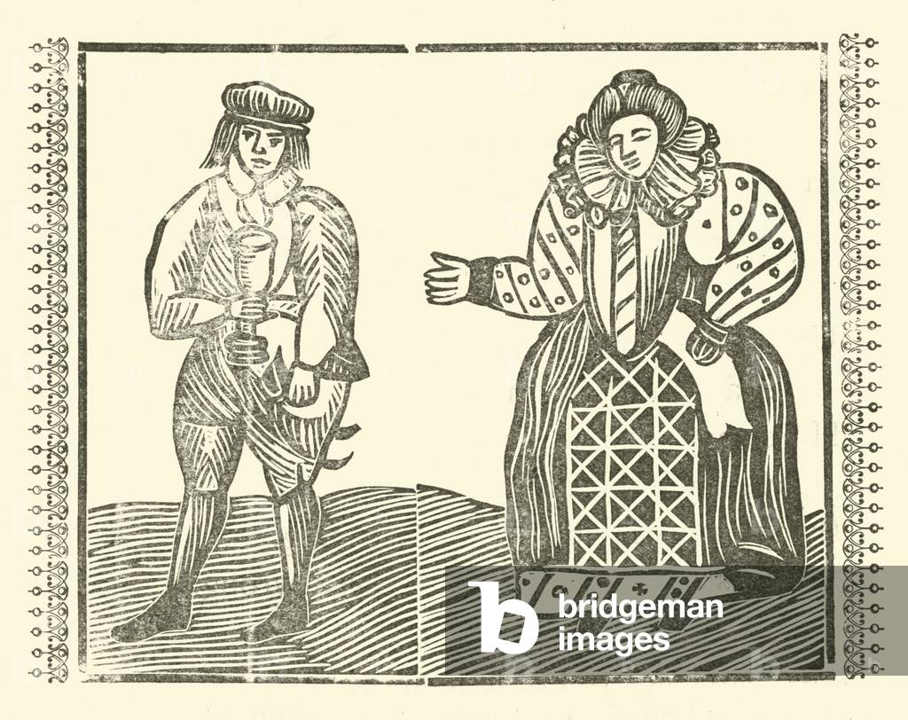 Illustration for The Roxburghe Ballads (woodcut)
