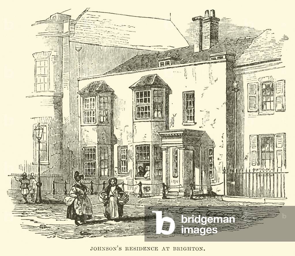 Johnson's Residence at Brighton (engraving)