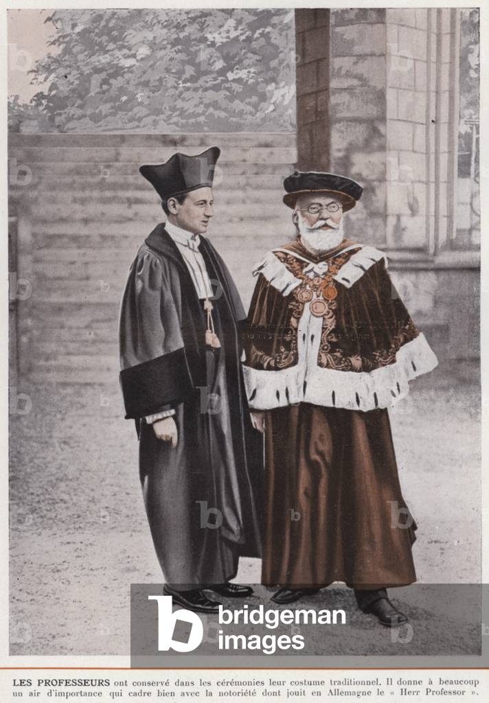 Les Professeurs (b/w photo)