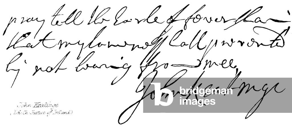 John Keatinge (Ld: Ch: Justice of Ireland) (engraving)