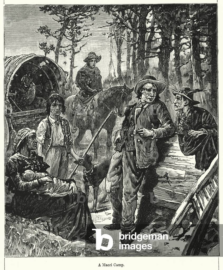 A Maori Camp (engraving)