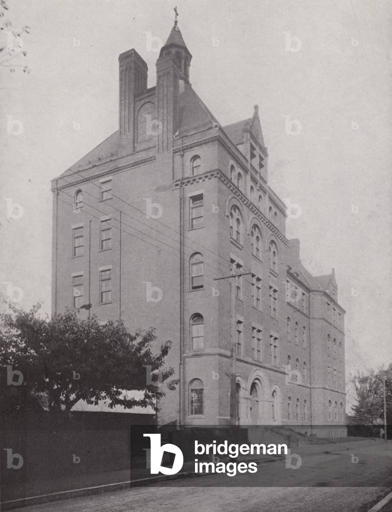 Providence, Rhode Island: Saint Joseph's Hospital (b/w photo)