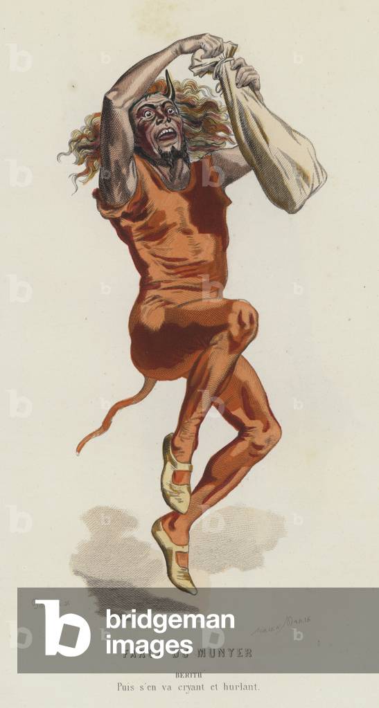 Farce Du Munyer (coloured engraving)