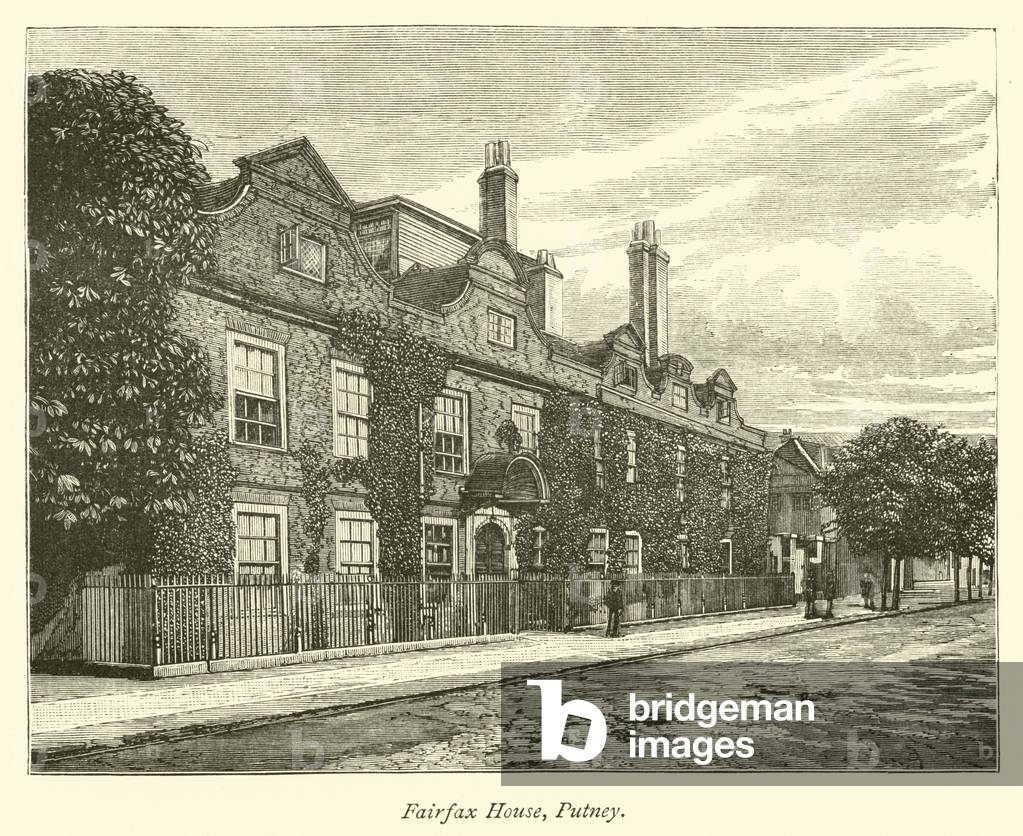 Fairfax House, Putney (engraving)