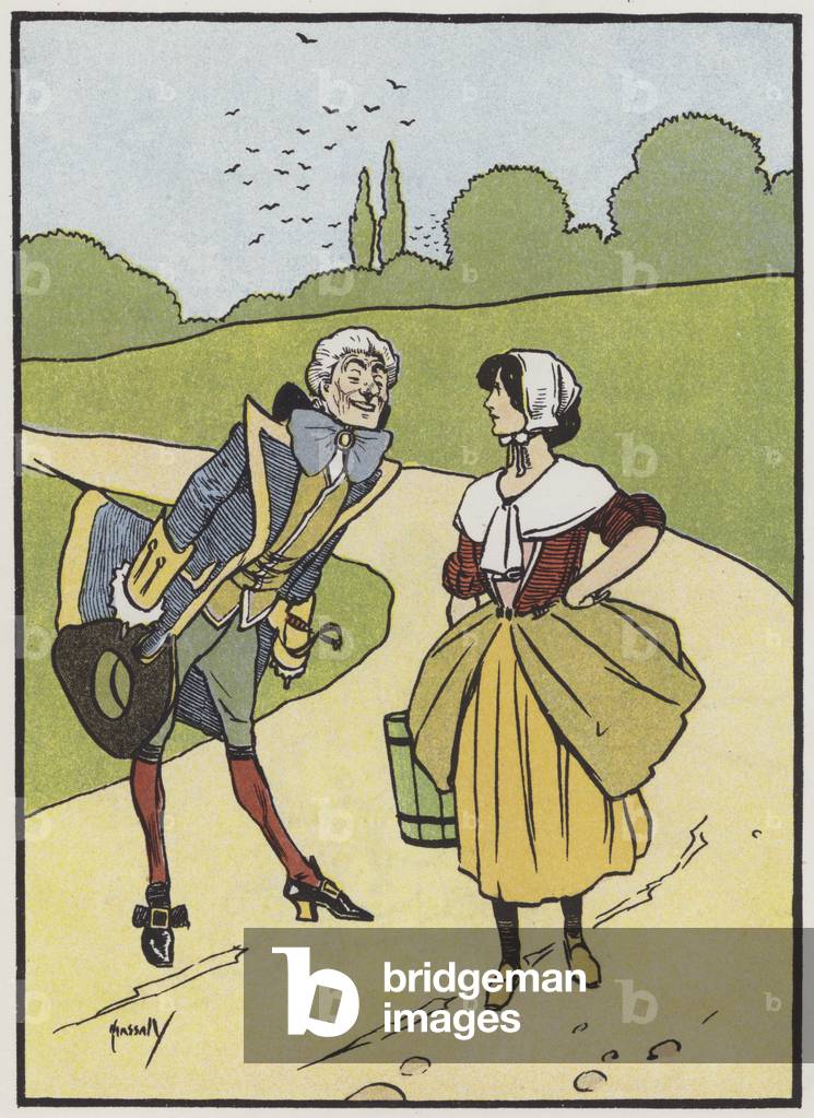 'Nobody asked you, sir,' she said (colour litho)