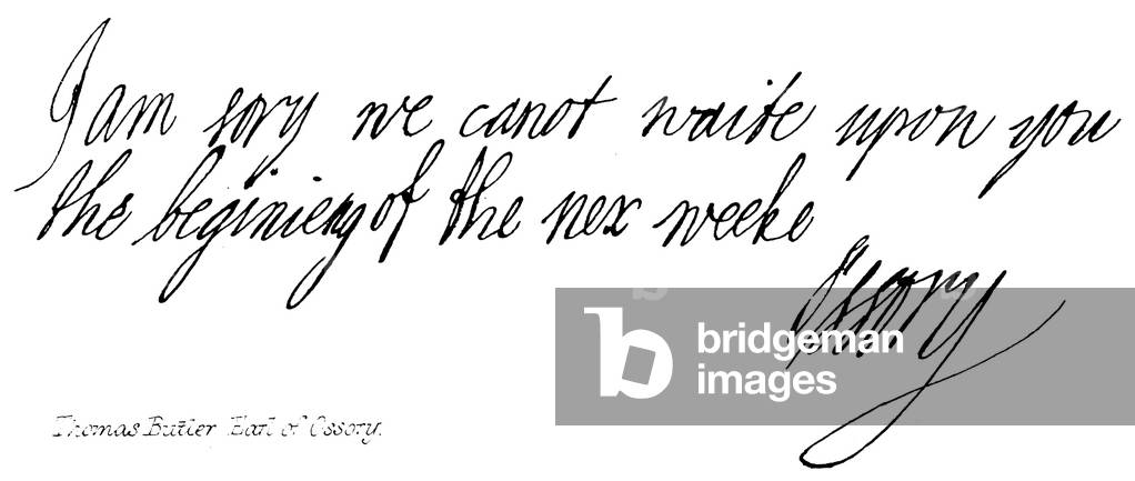 Thomas Butler, Earl of Ossory (engraving)