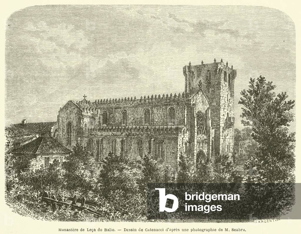 Monastere de Leca do Balio (engraving)