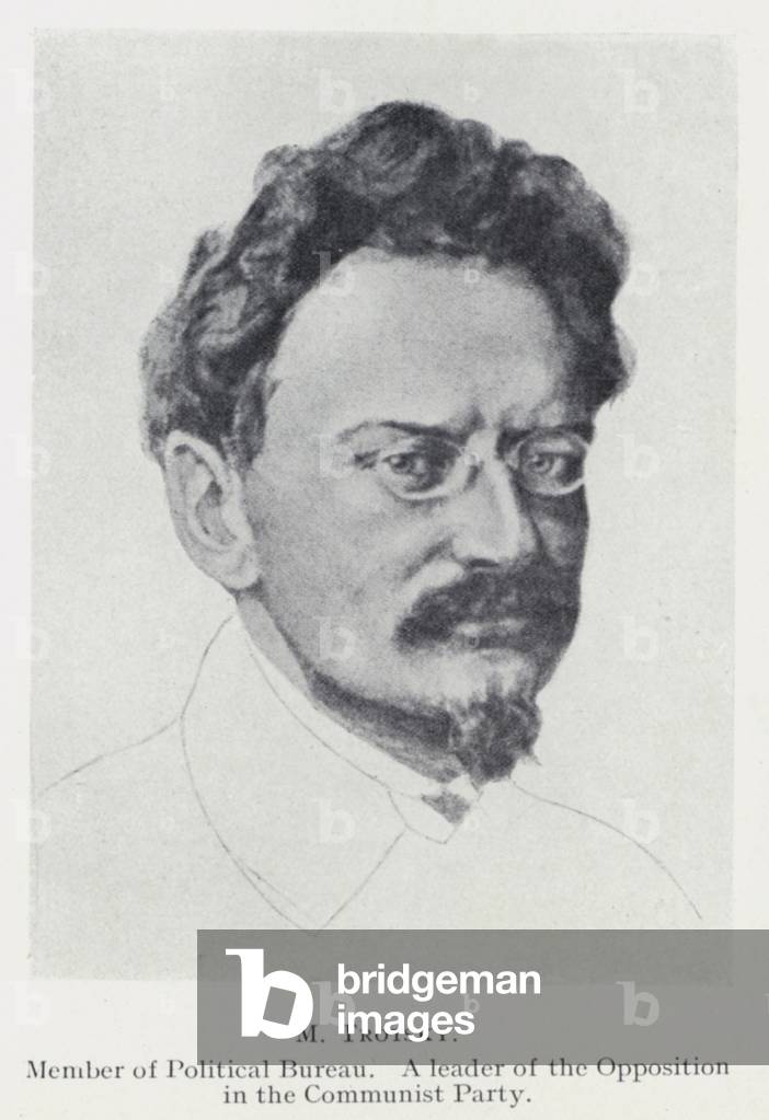 M Trotsky (b/w photo)