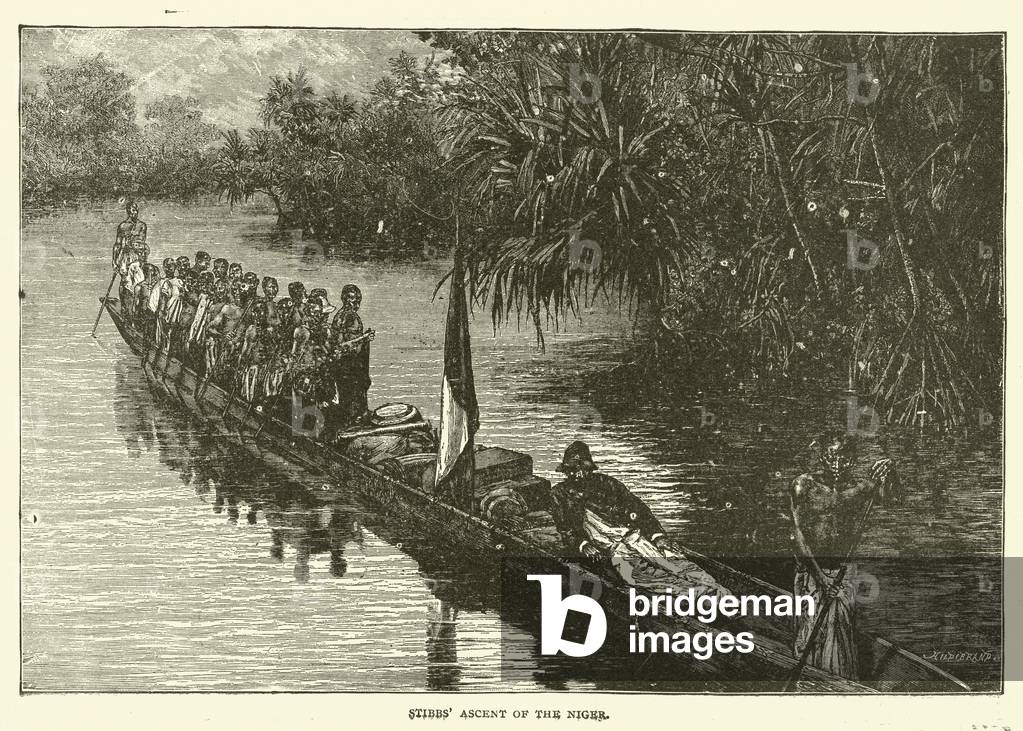 Stibbs' ascent of the Niger (engraving)