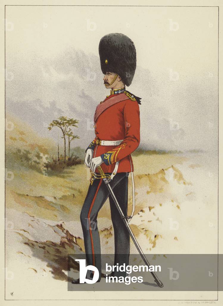 The 23rd, Royal Welsh Fusiliers (colour litho)