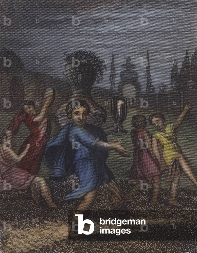 Illustration for Scripture History for the Improvement of Youth, c.1850 (coloured engraving)