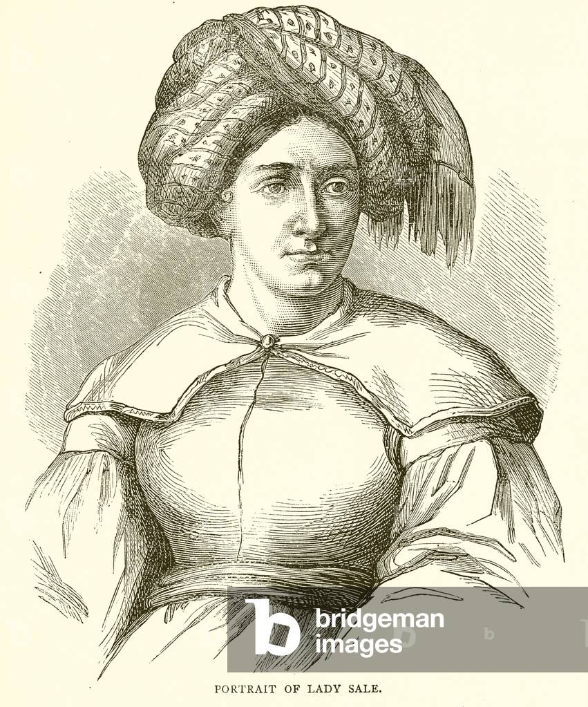 Portrait of Lady Sale (engraving)