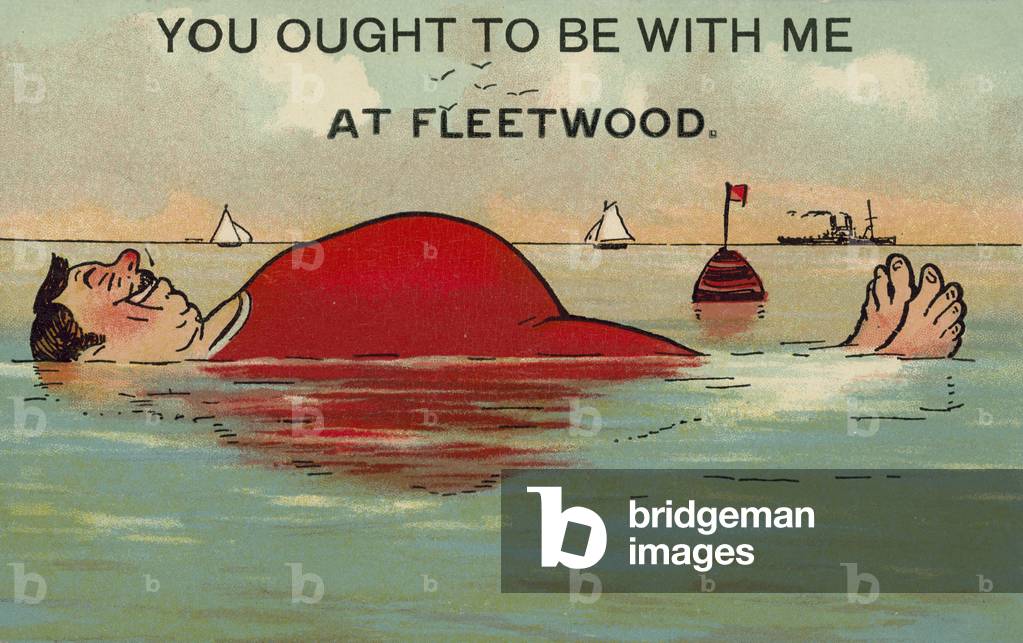 You ought to be with me at Fleetwood (colour litho)