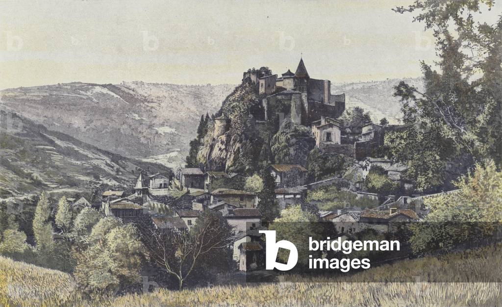 Saint-Paul-en-Cornillon, Vue du hameau de Cornillon (colour photo)