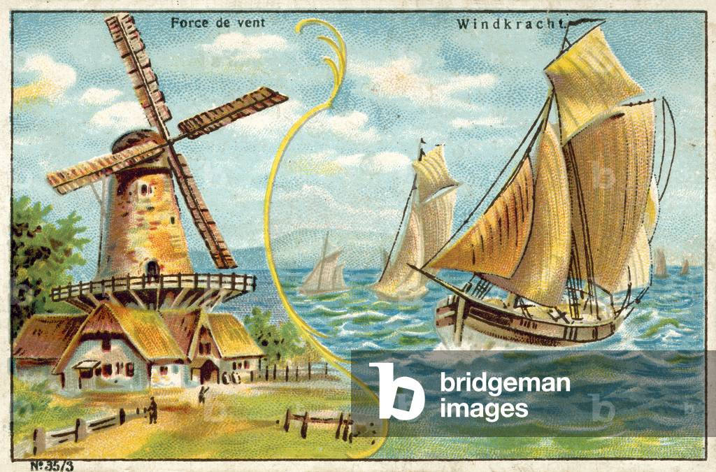 Wind power (chromolitho)