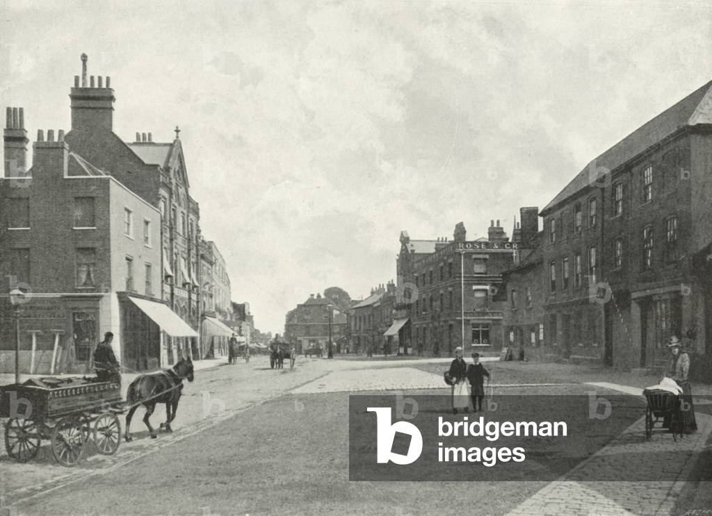 High Street, Watford (b/w photo)