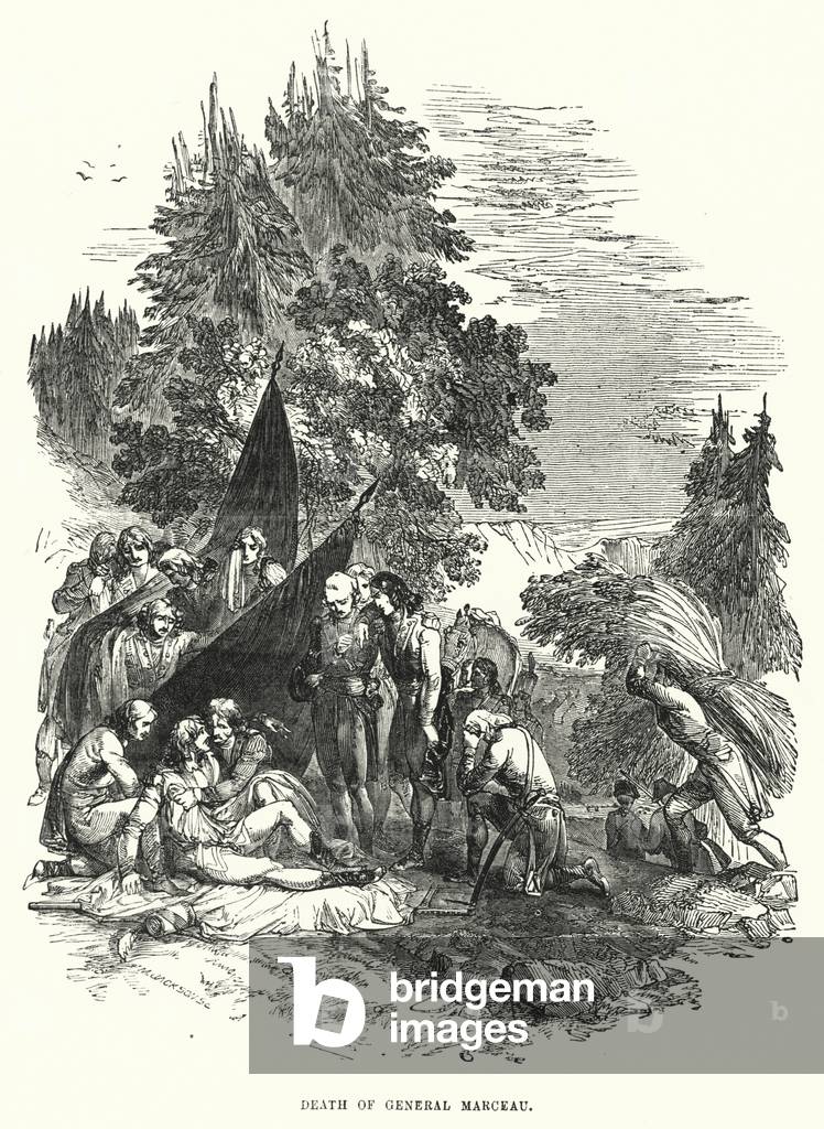 Death of General Marceau (engraving)