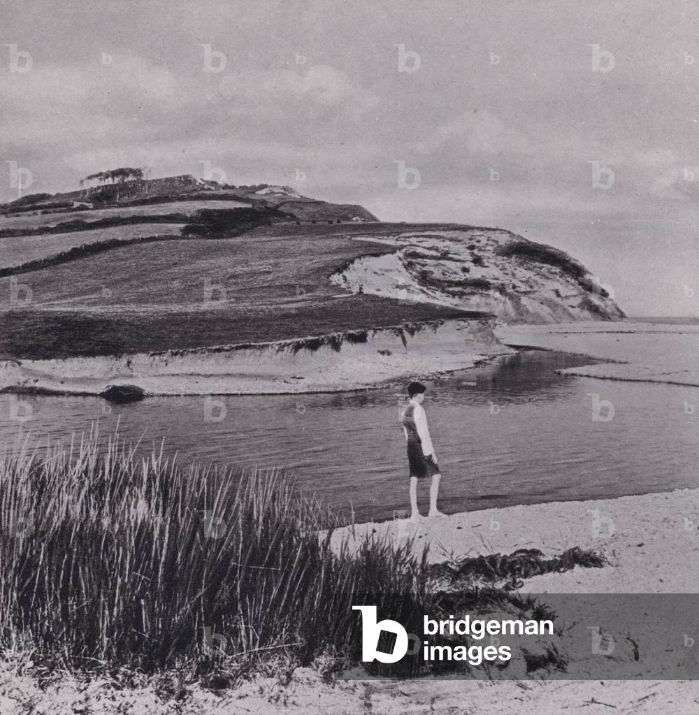 Dorset: Charmouth (b/w photo)
