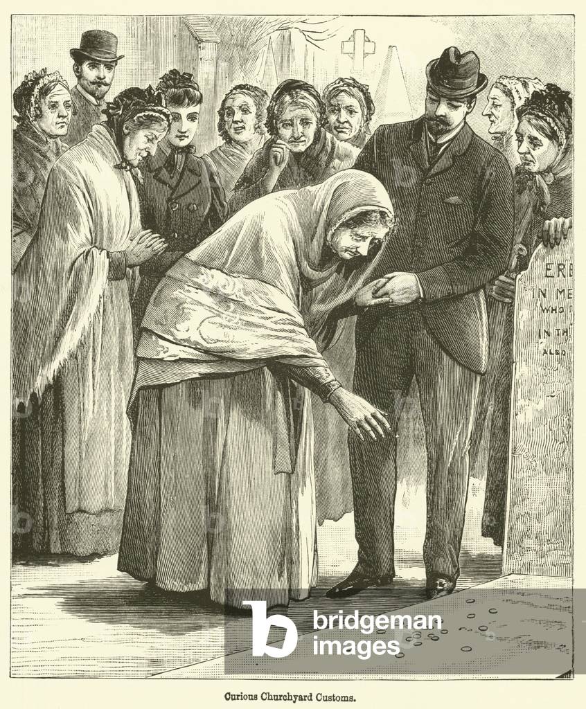 Curious Churchyard Customs (engraving)