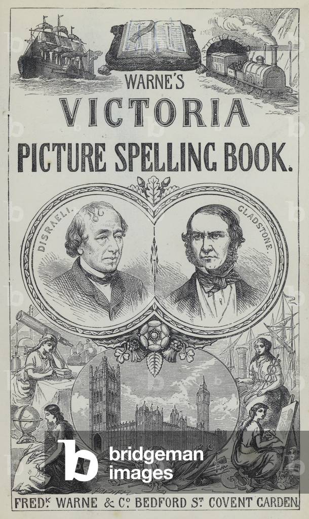Frontispiece for The Victoria Picture Spelling Book (engraving)