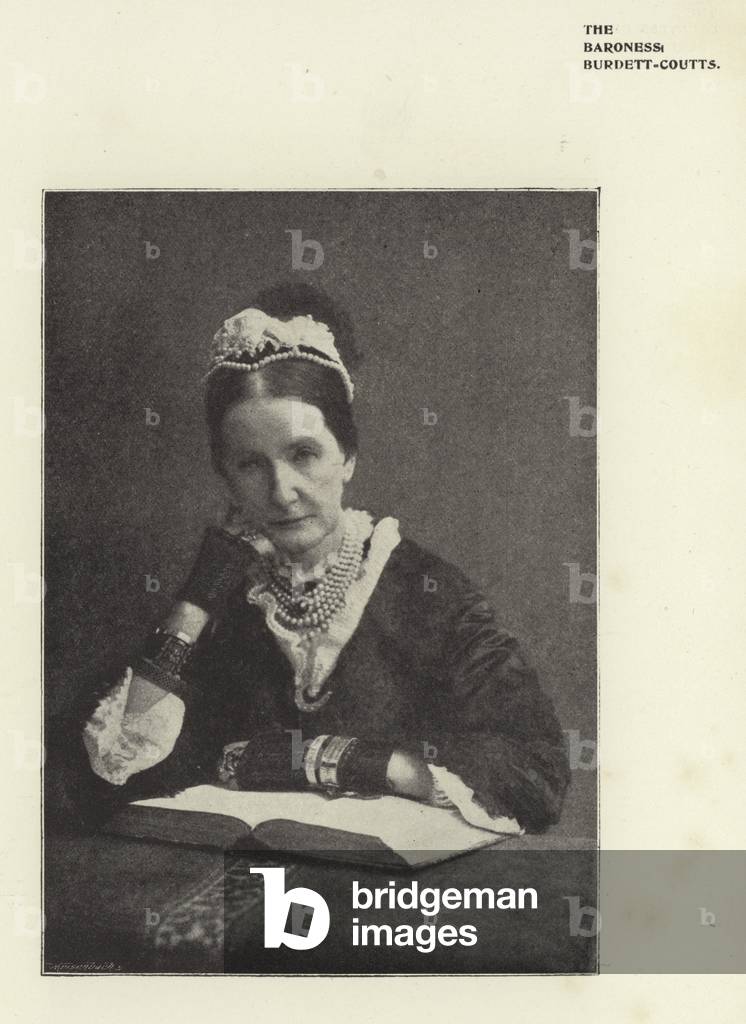 The Baroness Burdett-Coutts (b/w photo)
