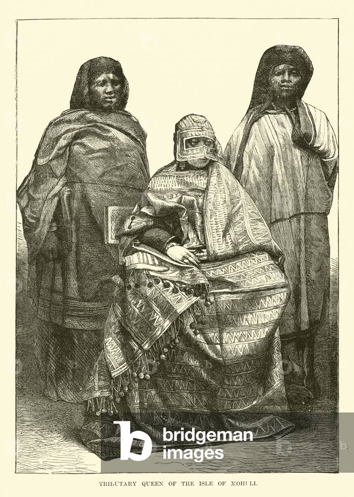 Tributary Queen of the Isle of Moheli (engraving)