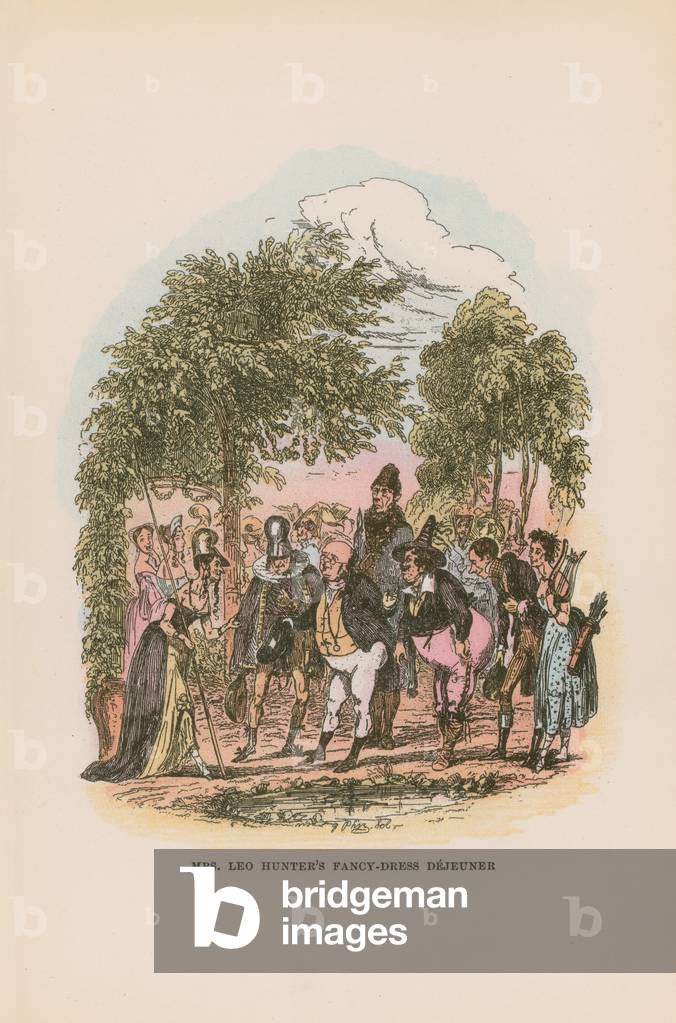 Illustration for Pickwick Papers (colour litho)