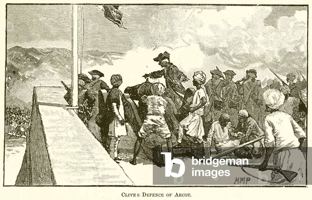 Clive Defence of Arcot (engraving)