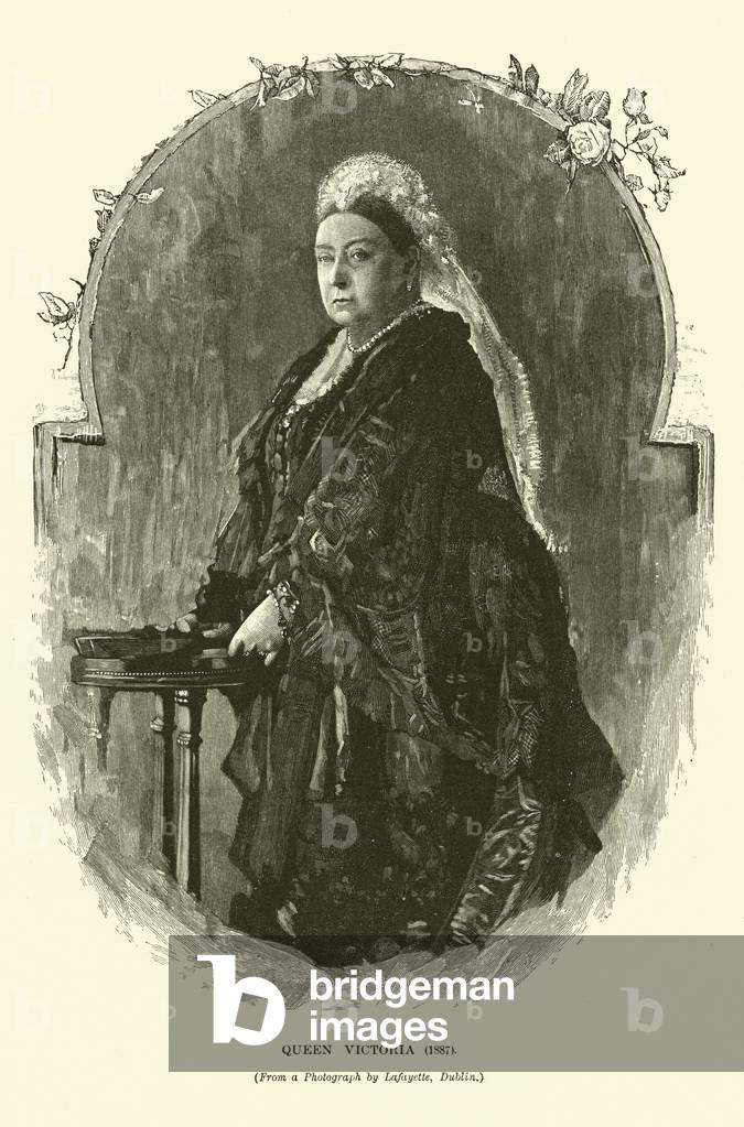 Queen Victoria, 1887 (engraving)