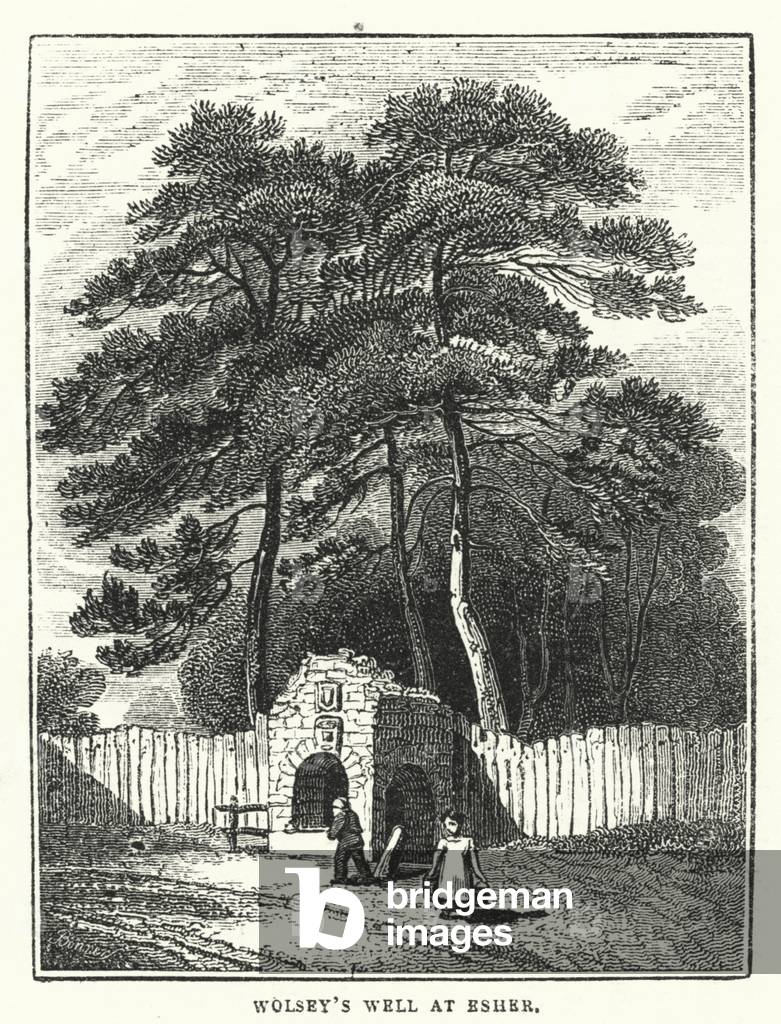 Wolsey's Well at Esher (engraving)
