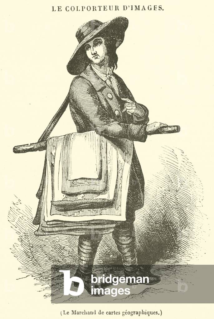 Le Marchand de cartes geographiques (engraving)