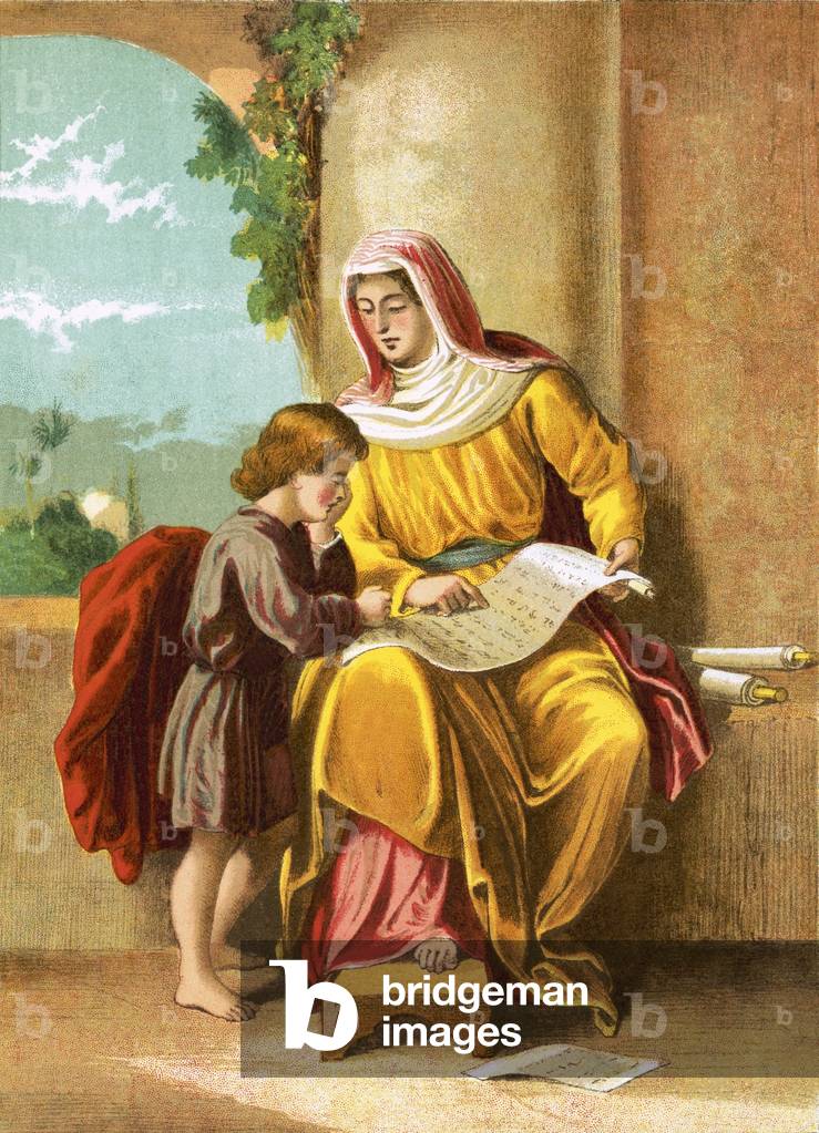 Timothy learning the scriptures