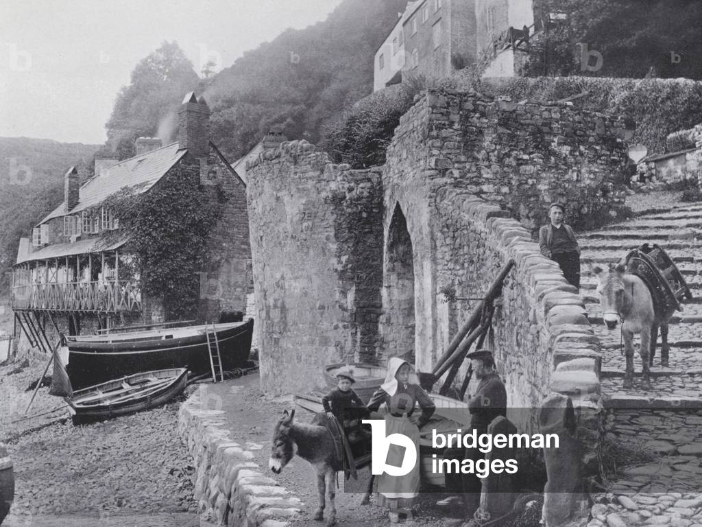Clovelly (b/w photo)