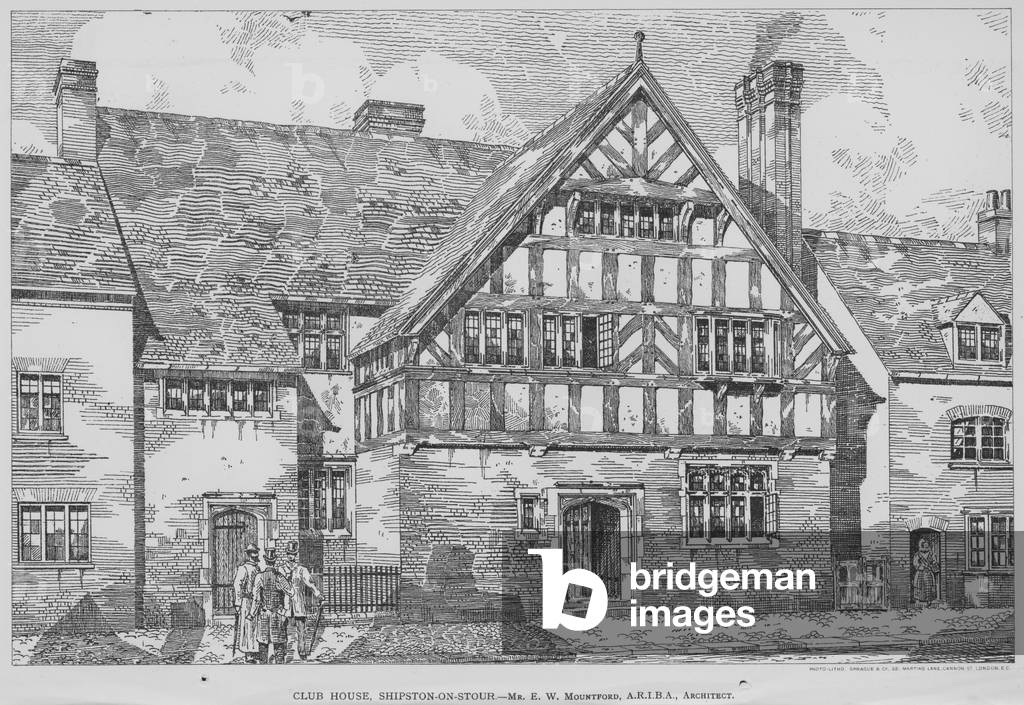 Club House, Shipston-on-Stour (engraving)