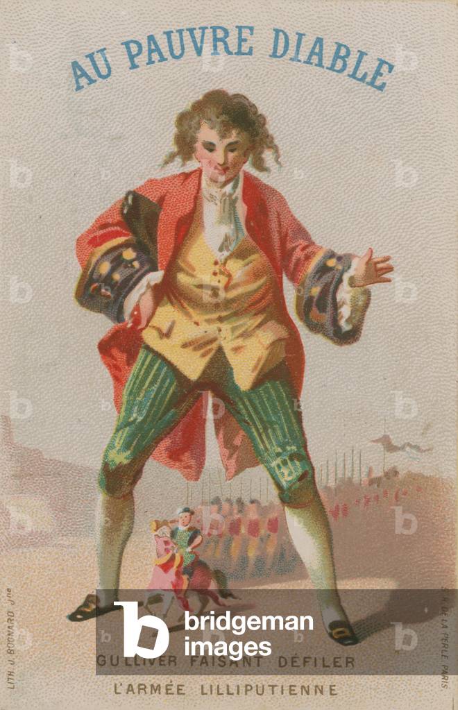 Scene from 'Gulliver's Travels' (chromolitho)
