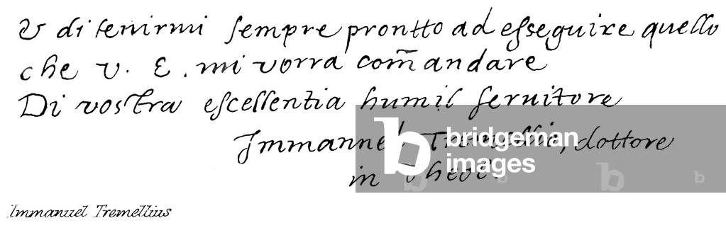 Immanuel Tremellius (engraving)