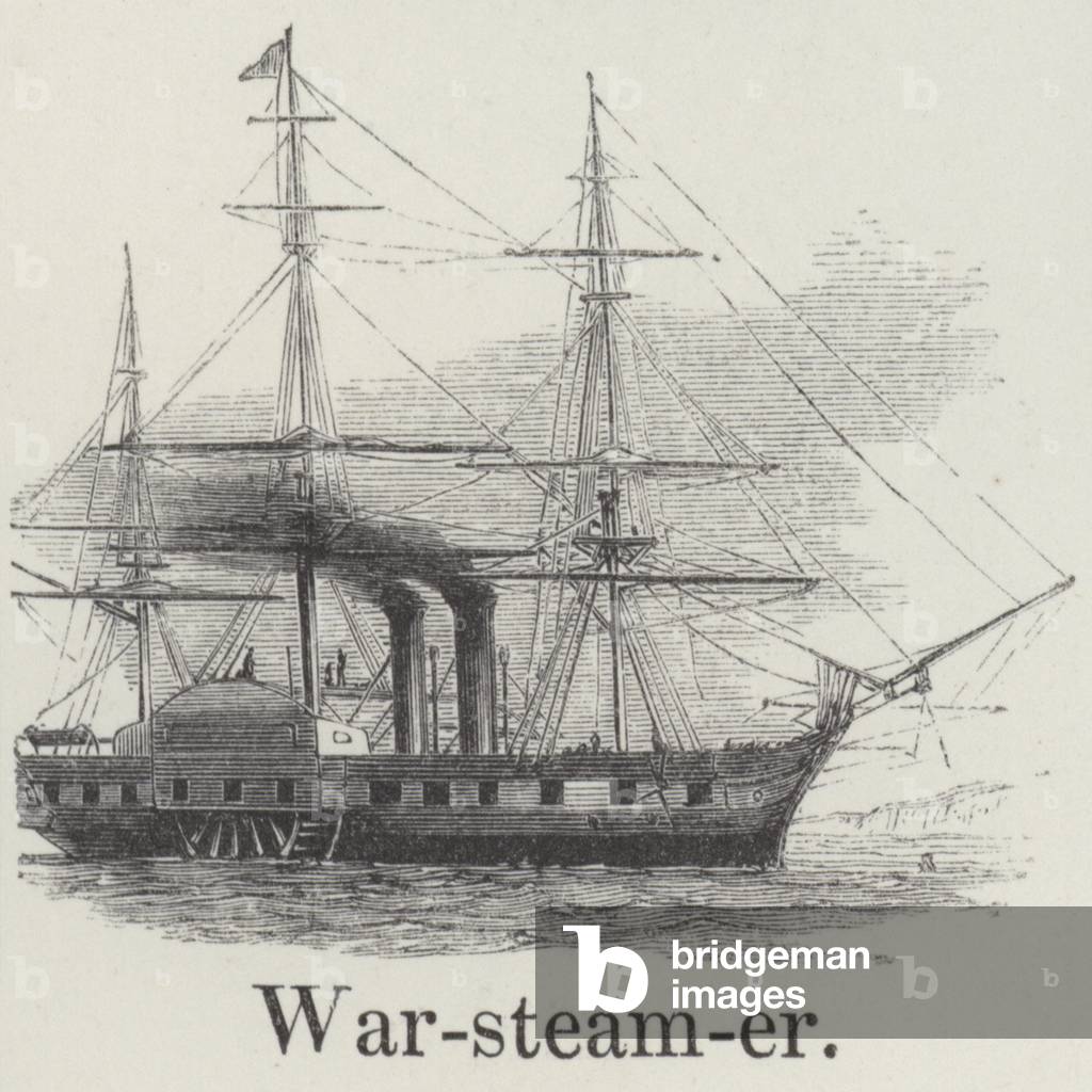 War steamer (engraving)