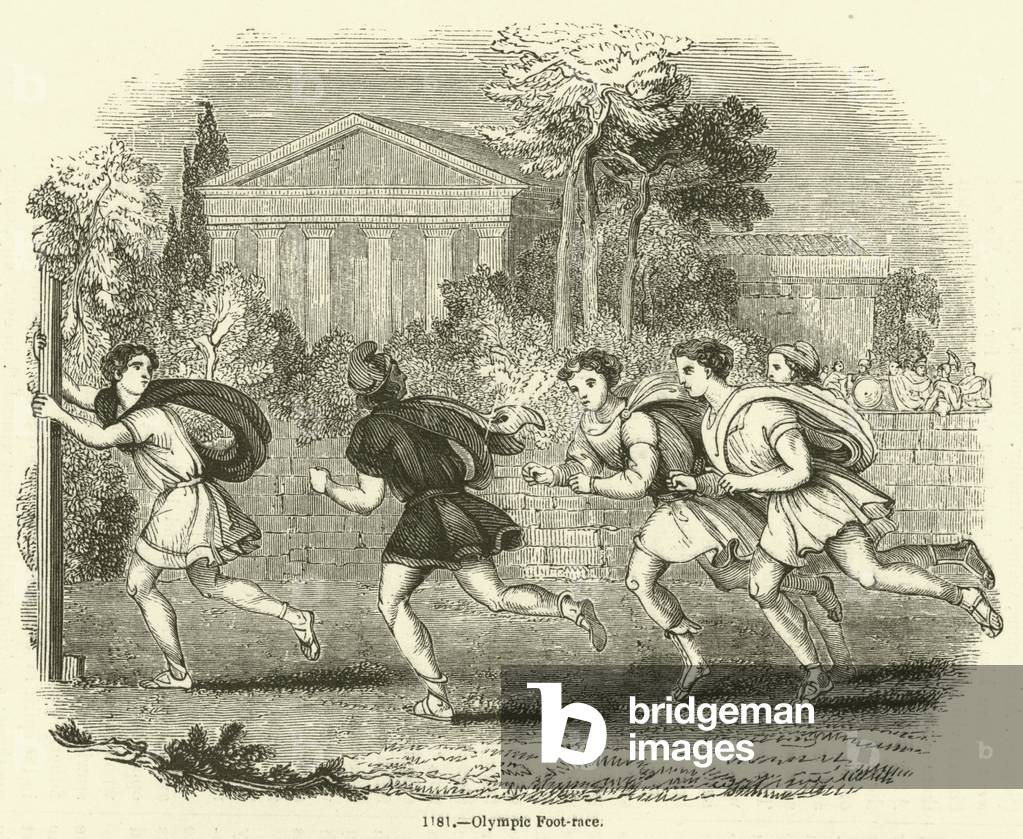 Olympic Foot-race (engraving)