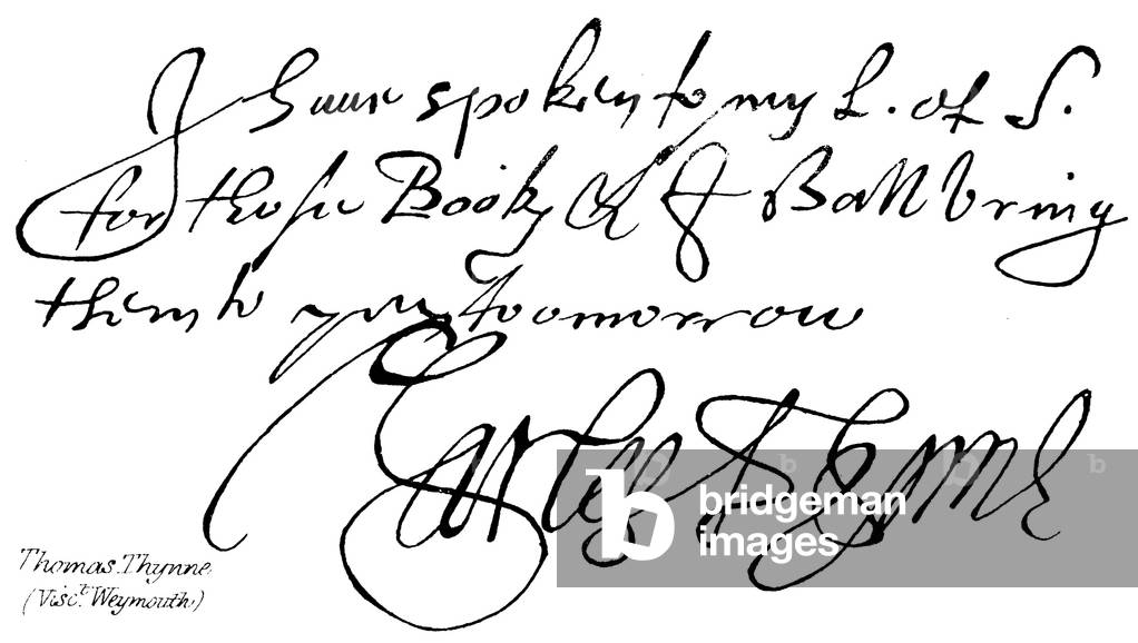Thomas Thynne, (Visct Weymouth) (engraving)