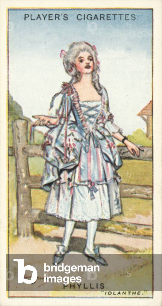 Gilbert and Sullivan, Phyllis, Iolanthe (colour litho)