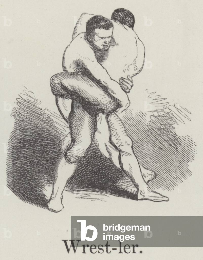 Wrestler (engraving)