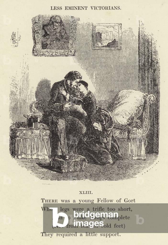 There was a young Fellow of Gort (engraving)