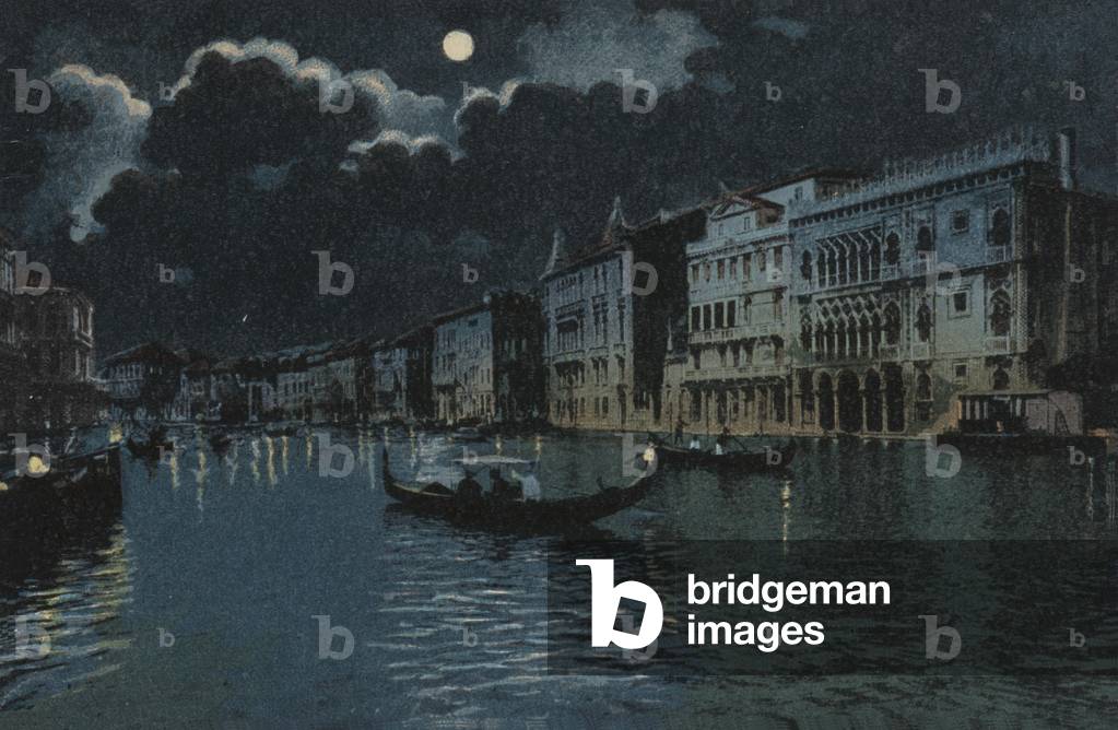 Grand Canal (colour litho)