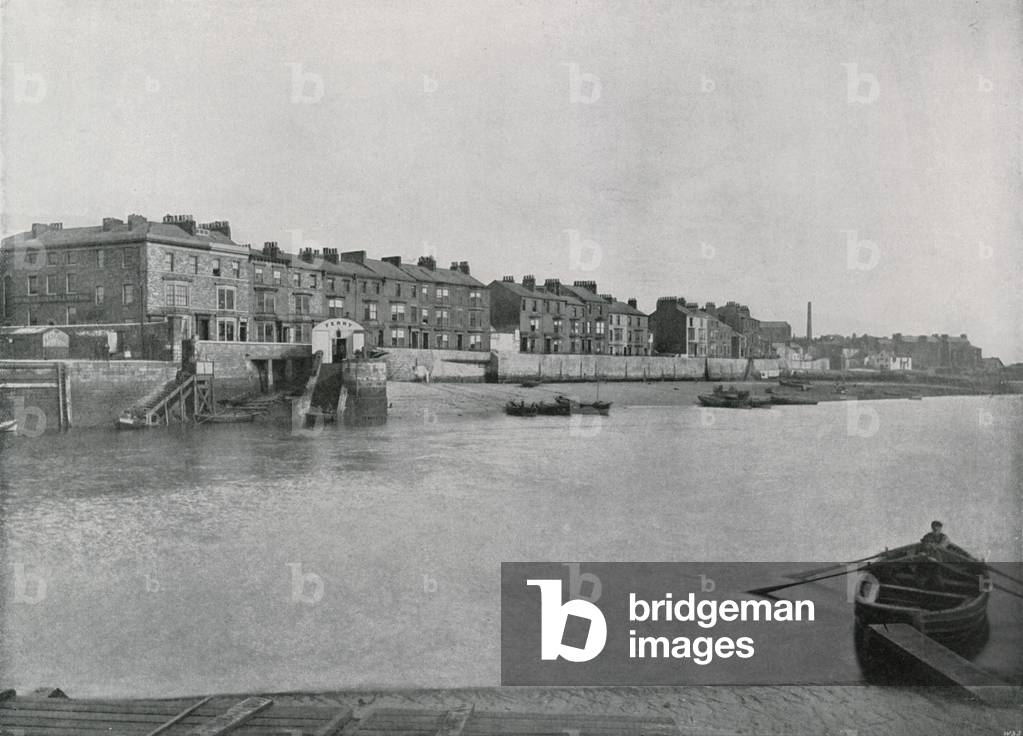 East Hartlepool, Commissioners' Harbour (b/w photo)