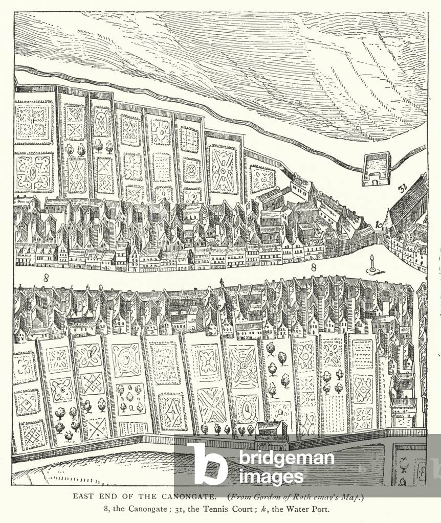 East End of the Canongate (engraving)